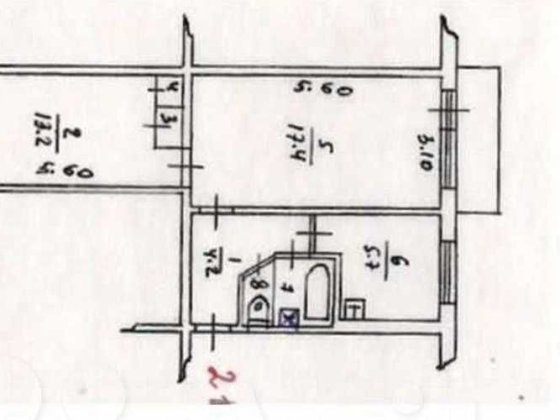 Здам 2-к квартира,старе місто Краматорск