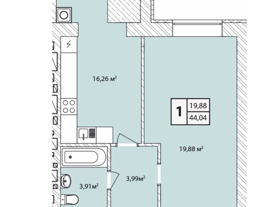1-кім квартира. Акція до Дня закоханих)) Староконстантинов