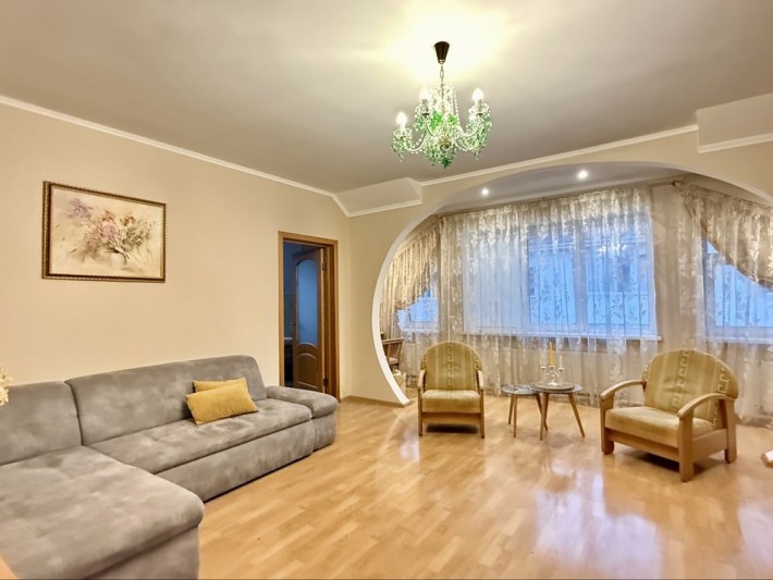 Оренда євро 3 к квартири, 89м2, район Центрального парку - фото 1