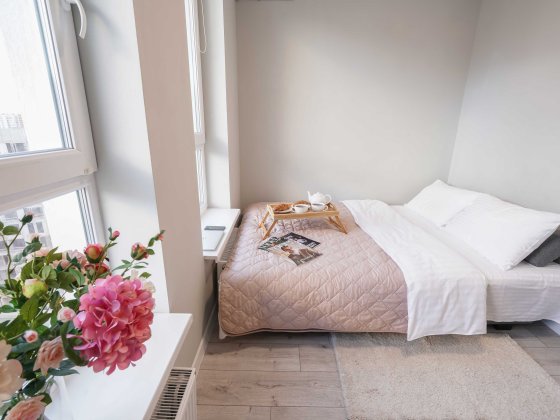 Довгостроково Оренда 1к квартира-студія, ст.м. Нивки,ЖК Nivki-Hall Киев