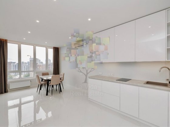 Без комісії/ Оренда 3к квартири ЖК Новопечерська Вежа/Перша здача/ Киев