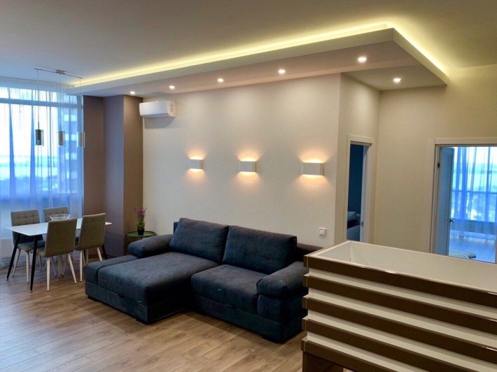 Аренда! 3к. квартира ЖК Панорама 82м. Центр Днепр Новострой - фото 1