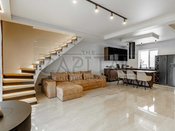 Здається в оренду сучасний будинок з терасою на Осокорках 140м2 4сотки Київ