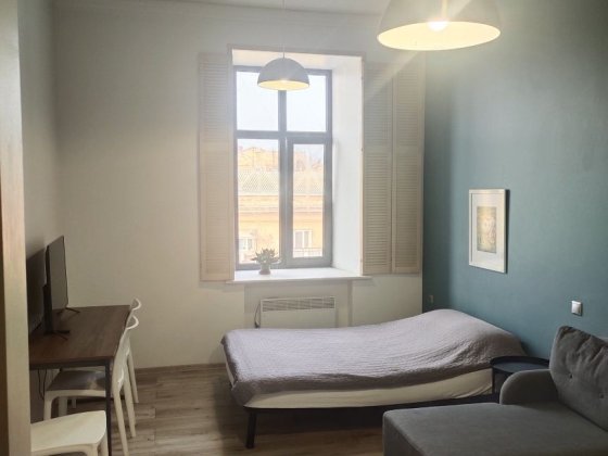 Здам комнату студію в готелі, біля Кірхи Одесса