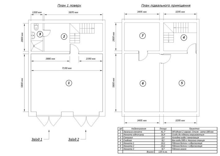 Гараж подвійний 120 м.кв. - фото 1