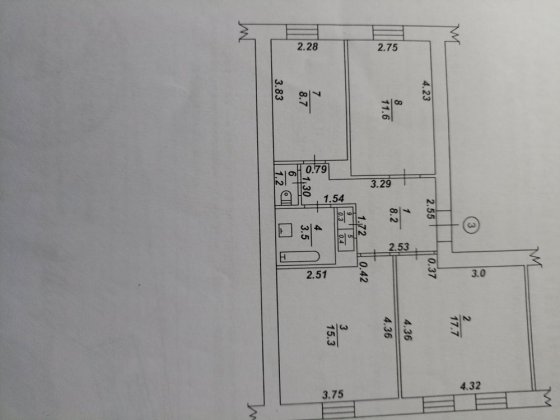 Продам 3 кімнатну квартиру Олександрія