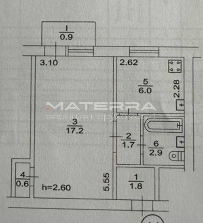 Боярка продаж 1-но кімн квартири 31 м2 інд.опалення - фото 1