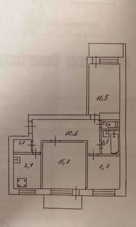 Продаж 3-кімнатної квартири на Бамі. - фото 1