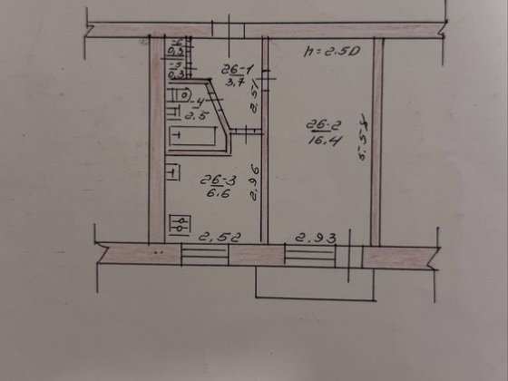 Квартира 1-но кімнатна  в центрі міста Володимир Владимир