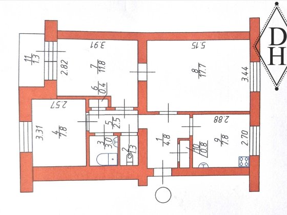 Продам 3-кімнатну квартиру по вул.Ковельська Владимир