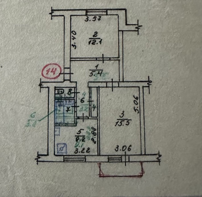 2-х кімнатна квартира м. Глухів  вул. Ігоря Білевича - фото 1