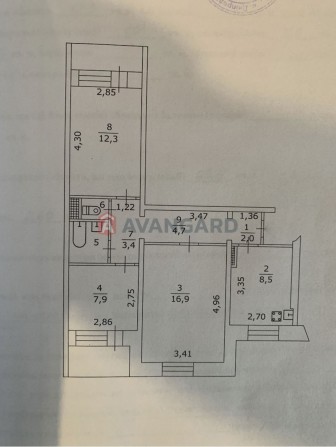 3-х кімнатна/9 МКР/ЄВідновлення - фото 1