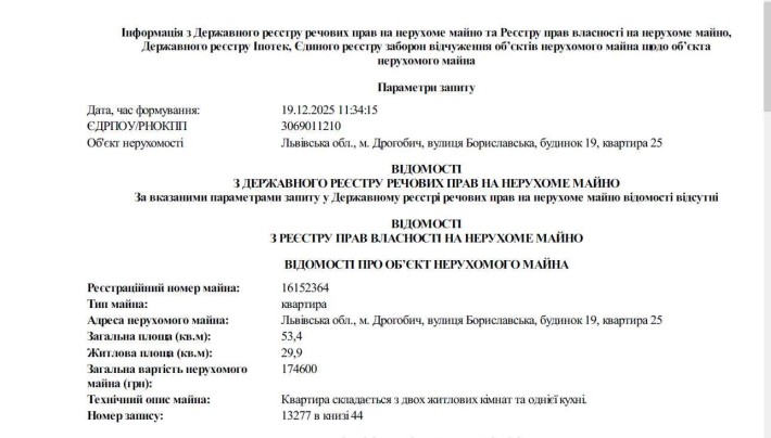 Продаж 1/5 частки двокімнатної квартири - фото 1