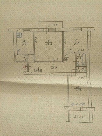 3 кімнатна квартира , електро опалення - фото 1