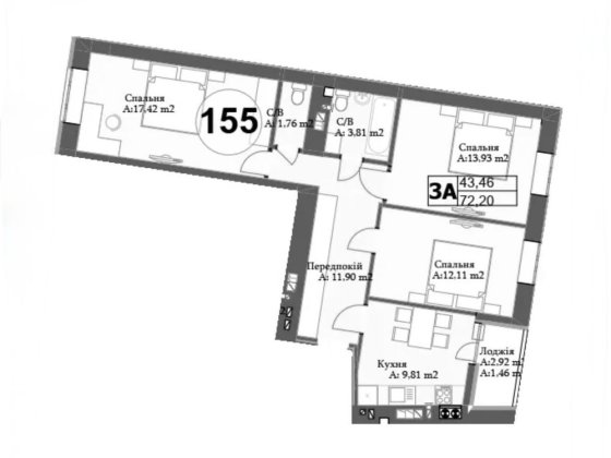БЕЗ КОМІСІЇ! 3к поруч з парком! Тиха локація.МІН.оформлення Гостомель