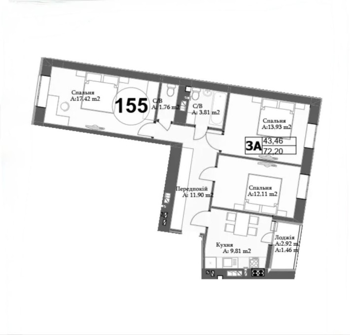 БЕЗ КОМІСІЇ! 3к поруч з парком! Тиха локація.МІН.оформлення - фото 1