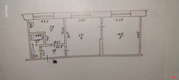 Большой жилой блок двухкімнатний - фото 1