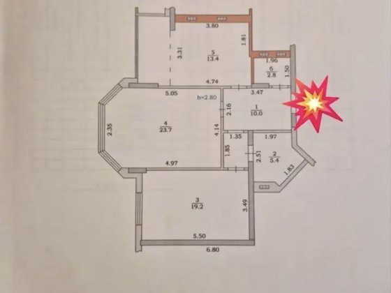 Продам просторную квартиру 79м² с видом на море Чорноморськ