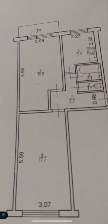 2-х кімнатна квартира в центрі Калуша, меблі/техніка , без комісії - фото 1