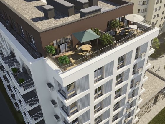 Простора 3 кімнатна (108,12 м²) з розкішною терасою і виглядом на парк Каменец-Подольский