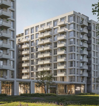 2к квартира з терасою 67,59 м². Поруч біля парку. ЖК Джем Сімейний - фото 1