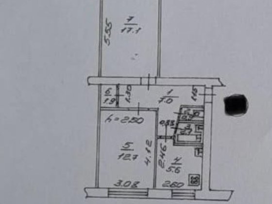 Двокімнатна квартира Конотоп