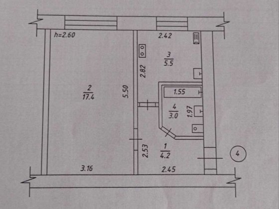 Продам однокомнатную квартиру Конотоп