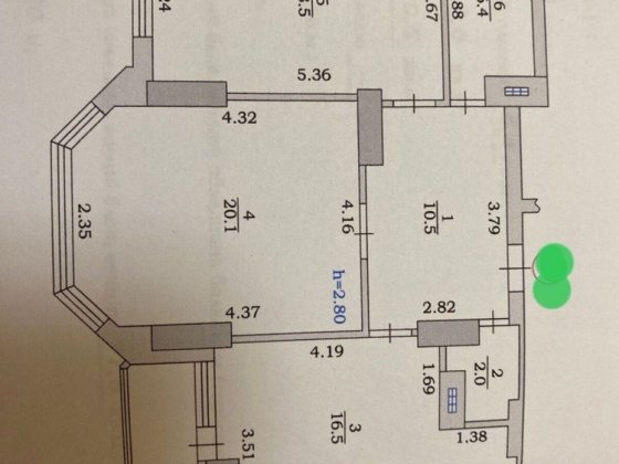 Велика двокімнатна на вул.Парусна Черноморск