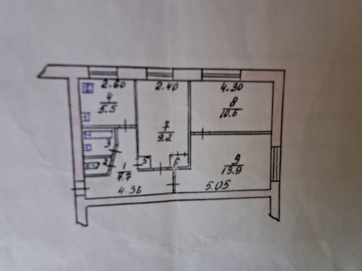 Продам 3-х кім.квартиру без ремонту під бізнес або  житло - фото 1