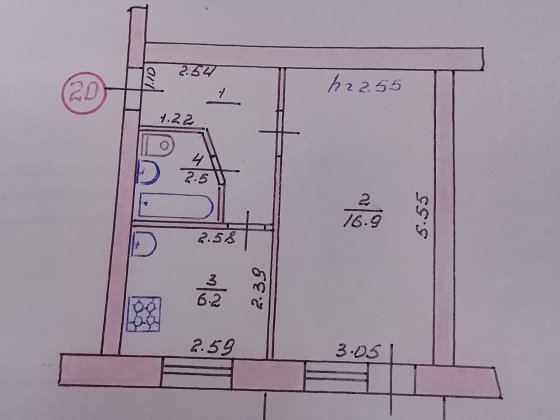 Продам квартиру 1 комнатную Лозовая