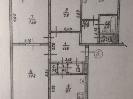 Продам 4-кімнатну квартиру | м. Лозова, 3-й мікрорайон Лозовая