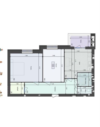 2 кімнатна квартира - фото 1