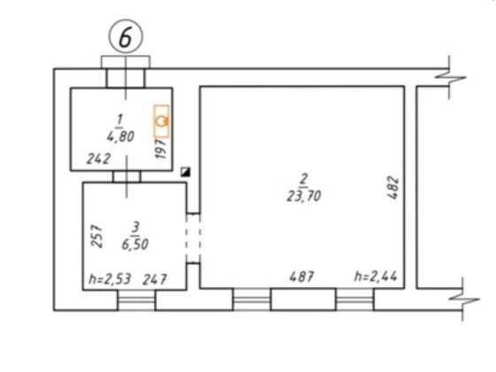 Продам 1 кімнатну квартиру в центрі Мукачево