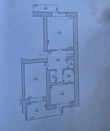 Продам 3 кімнатну на Берегівській - фото 1