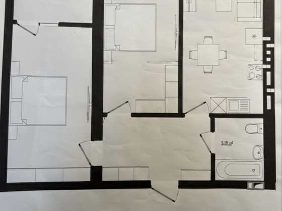 Двухкімнатна квартира Мукачеве