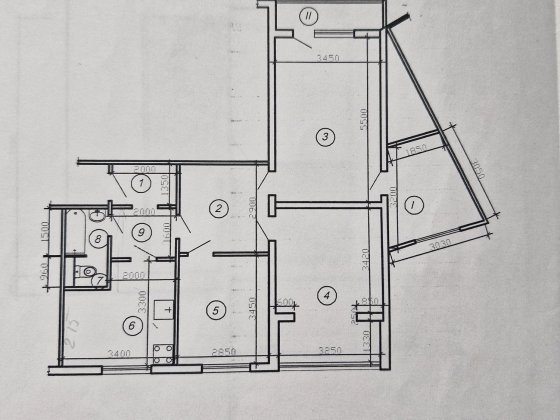 3-ох кімнатна квартира на Піщаній Обухів