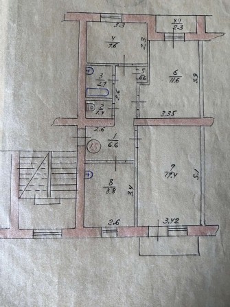Продам 3 кімнатну квартиру!ціна договірна! - фото 1