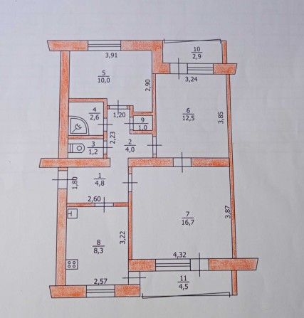 продам квартиру в кирпичном доме чешка - фото 1