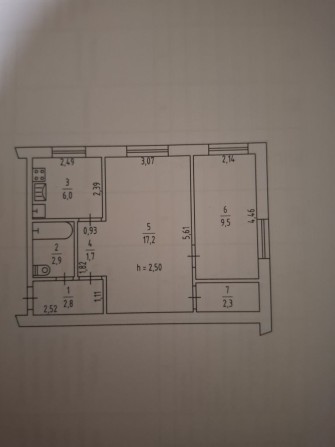 Продам 2х кімнатну квартиру під ремонт - фото 1