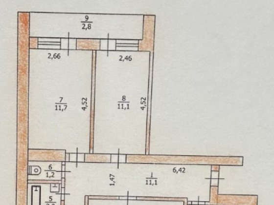 Продам 4х комнатную квартиру Павлоград