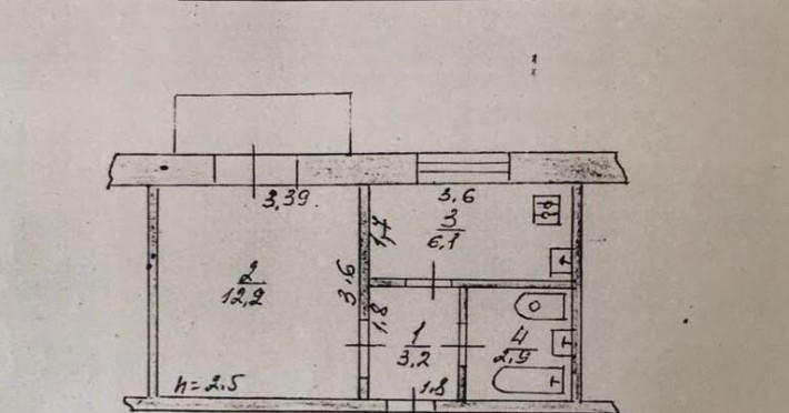 1 кімнатна квартира - фото 1