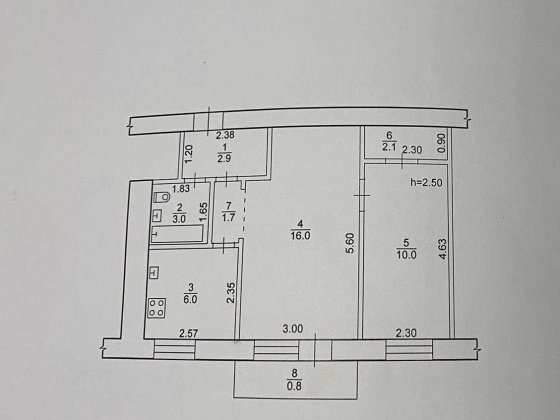 Квартира 2кім в центрі від власника Шептицький
