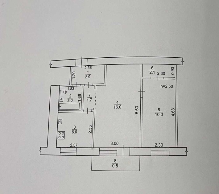 Квартира 2кім в центрі від власника - фото 1