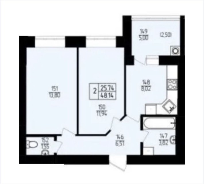 Терміновий продаж 2х кімнатної Новобудови - фото 1