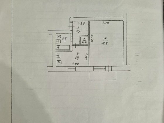 Продається 1-на квартира Шостка
