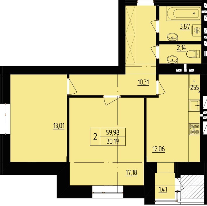 2к Новобудова зданий будинок - фото 1