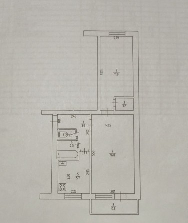Продам 2-кімнатну квартиру під ремонт | Малий  Варус - фото 1