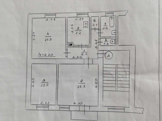 Парк Шевченка за вікном: 3-ка 70м² центр, інд опалення+до школи в 5 хв Хмельницкий