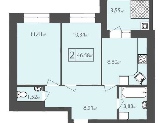 ВИСТАВКА. Компактна ДВОкімнатна квартира у новобудові в розтрочку! Хмельницкий