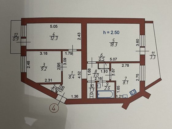 Від власника! 3-кімн 3/5 цегла — Луцьк, пр-т  Молоді 13 меблі-техніка Липины